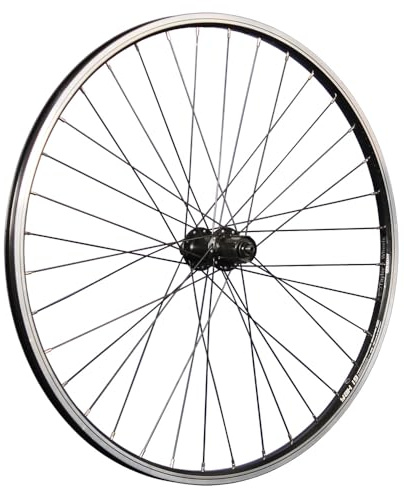 26 tums cykel bakhjul ihålig kammare fälg Shimano FH-TX500 7–10 fack QR svart