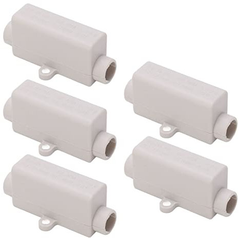 5Pcs High Power Wire Cable Connector, 100A 1000V Connector Blocks Electrical with Flame Retardant Shell, 2.5‑16mm² High Power Terminal Block for Switch Wiring