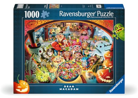 Ravensburger Trick or Treat by Dean Macadam 1000 Piece Jigsaw Puzzle for Adults - 12001348 - Handcrafted Tooling, Made in Germany, Every Piece Fits Together Perfectly