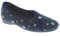 Pavers Full Slippers - Navy Floral Size 7