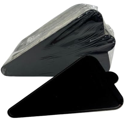 Lot de 200 mini planches à gâteau, bases triangulaires, plateau à dessert pour cupcakes, centre de table sur une table à dessert, tranches de gâteau, cupcakes, friandises, cheesecake