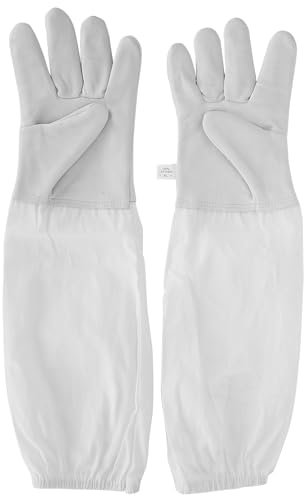Imker-Handschuhe, Lange Schutzärmel, elastische Bündchen, Imkerbedarf, XL