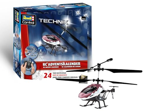 Revell adventskalender RC helikopter I fjärrstyrd helikopter I för hantverk I för pojkar, flickor och vuxna från 10 år I present till jul