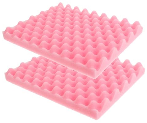 Alipis Fondant Flower Sponge Mat Cake Decorating Tool 2pcs Foam Pad for Sugar Flower Forming and Drying Baking Accessories Random Color