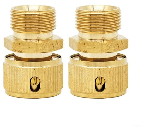 SMZhomeone 2 raccordi in ottone ad innesto rapido 22 x 1,5 filettatura esterna per idropulitrice