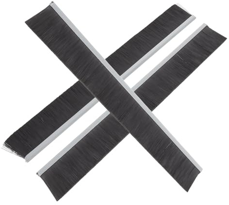 HAMPPLIES 3pcs Letterbox Brush with Nylon and Metal Material for Mailbox Dust Seal, Weatherproof Protection and Efficient Cleaning, for Office and Home Mailbox Cover Sealing Brush