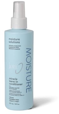 ion Miracle Leave In Conditioner, Vegan, Paraben Free, Adds Shine, Eliminates Frizz, Hydrating, 8 Oz