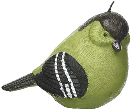 HGD Kerze ''Vogel grün-braun'', Wachs, Normal