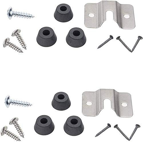 RuenTech Dart Board Dartscheibe Befestigung Bracket Edelstahl Wandhalterung Dartboard Halter Dartscheibe Halterung Dart Display Kit Wandhalterung Dartscheibe Wand aufhängen Set Schraubhaken Zubehör