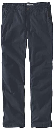 Carhartt Rugged Flex Slim Fit Canvas 5-Pocket Tapered Work Pant, Pantalones Hombre, Azul (Azul Marino), 36W / 30L