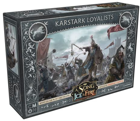 CMON, A Song of Ice and Fire – Loyalisten von Haus Karstark, Erweiterung, Tabletop, 2 Spieler, Ab 14+ Jahren, 45-60 Minuten, Deutsch, Mehrsprachig, Mehrfarbig, Bunt