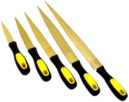 Baluue 5pezzi Raspa Per Legno Per Intaglio Del Legno in Acciaio Utensili Per Lavorazione Del Set Per Falegname