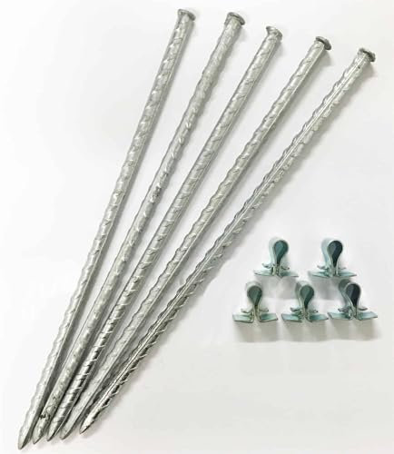 CORE EDGE Lawn Edging | Flexible Decorative Steel Edging Garden Border Edging Lawn Edging Strip Grass Border Accessories Pack | 5 Pins and Inserts