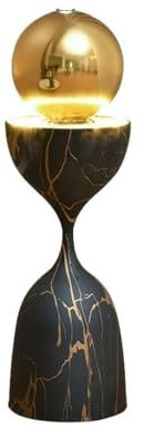 yixinzi-2024 Fuente de pie Fuente de Agua circulante de pie, Adorno de Lujo for decoración de Interiores, inauguración o inauguración de la casa. Fuente Independiente(Negro)