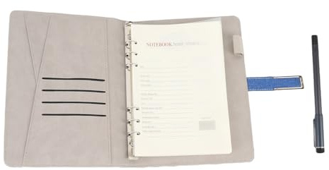 Denash Juego de Portátil con Bolígrafo Inteligente Digital, Escritura de 360 ​​grados, Sincronización en Tiempo Real, Reconocimiento de Texto OCR 5.0, con Reproducción de Vídeo, (BLUE)