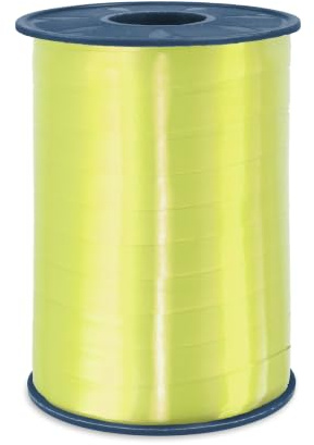 C.E. PATTBERG Nastro colore lime, rotolo nastro regalo, lungh. 250 m, largh. 10 mm, per decorare, abbellire pacchetti di Natale e pacchi regalo in ogni occasione