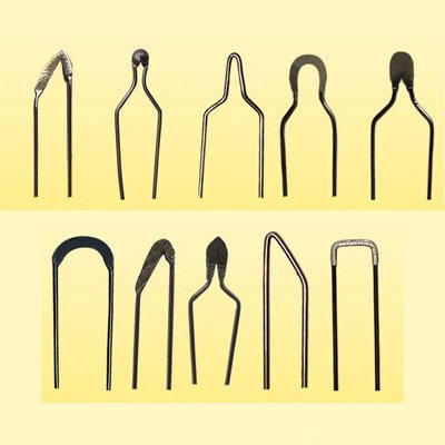 Eleoption 50W 1 mm Pyrography Wire Tips 2 Sets of 10 Tips with 3 Extra Pyrography Tips