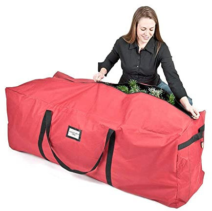 Modo Christmas Tree and Decoration Storage Bags (Red Extra Large Christmas Tree Storage Bag)