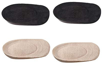 Healifty 2 Paare Fersenpolster Silikon Fersenkissen Gel Fersenschale Schuhe Fersenschutz Selbstklebend Fersensporn Gelkissen High Heel Pads Einlegesohlen für Fuß Schmerzlinderung