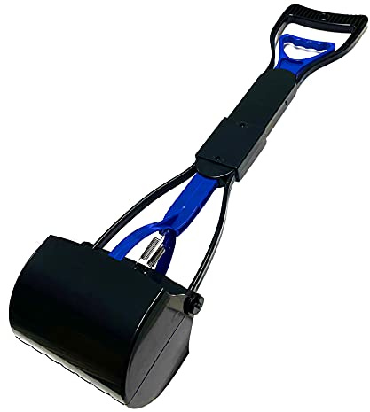 Pala plegable para excrementos de 60 cm, para perros y gatos, de plástico