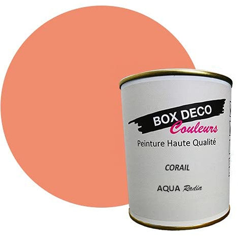 Pintura radiador a base de laca acrílica con aspecto aterciopelado Aqua Radia – 750 ml / 7,5 m², rosa coral