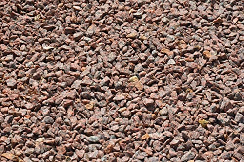 4myBaby GmbH Best for Garden Granit Ziersplitt rot 16-22 mm umweltfreundlich klein Kies Splitt Natur bunt für Beete, Wege & Gartenteiche Zierkies 10 kg-500 kg zur Auswahl (50 kg)