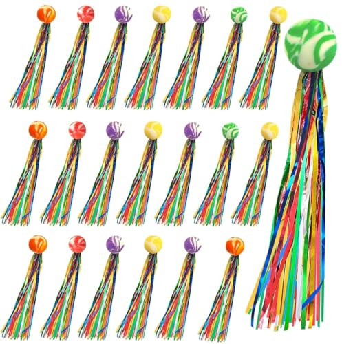 Capaneus 20 Pièces Balles Rebondissante Enfant, Coloré Balle Rebondissantes, Petit Cadeau Anniversaire Enfant, Jouets à Lancer pour Fêtes pour Enfant