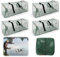 4 Stück Fischreuse,Krebsreuse,Reusen für Fischfang,Senke Angeln,Fischreuse Köderfischreuse,Fischreuse Köder Fisch Reuse Aalreuse,Krabbenreuse,Faltbare Köderfischreuse Nylon Reusen für Flusskrebse