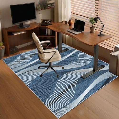 Protectora para Silla de Oficina, Alfombra para Silla de Oficina para Suelos Duros Alfombrilla Protector Suelo Silla Ruedas, Alfombra Gaming Suelo, Alfombrilla de Escritorio para Parquet 120 x 140 cm
