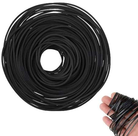 ARYIMYDP 2 Packungen Recorder Gummiriemen Gummi Riemenscheibe ca. 28 Stäbchen pro Packung Antriebsriemen Belt Für Kassettenmaschine CD Kassettenrekorder Laufwerk (45-120mm)