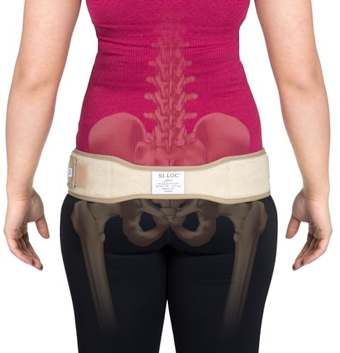 OPTP SI-LOC, SI Joint Belt for Women, Sacroiliac Belt, Lower Back Support Belts for Men, Low Back & Pelvic Pain Relief - Large/Extra Large