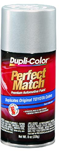 Dupli-Color EBTY16177 Perfect Match Automotive Spray Paint – Toyota Classic Silver Mica, 1F7 – 8 oz. Aerosol Can