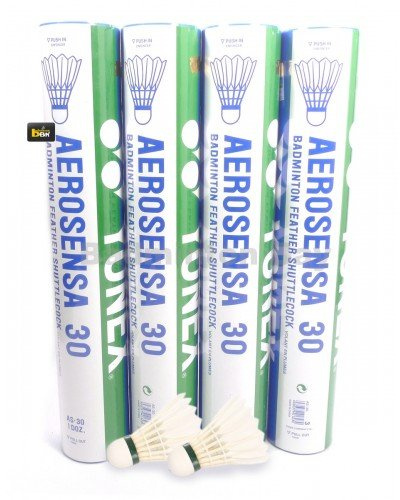 4 tubes Yonex AeroSensa 30 Badminton Goose Feather Shuttlecock AS30 (Speed 3 / 77). We ship this item for FREE!