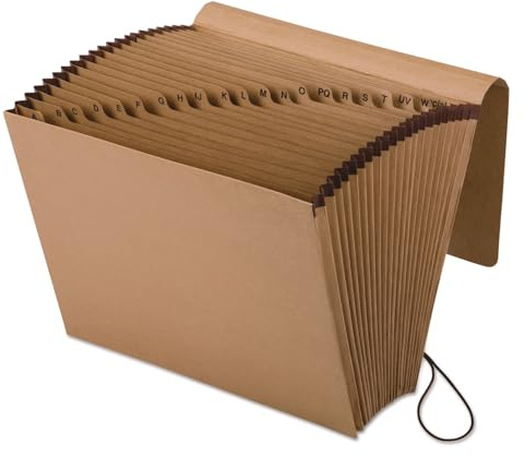 Pendaflex Kraft Expanding Files, Letter size, Redrope, Each (K-17A-OX), Brown