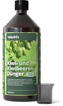 Kiwiri Engrais Spécial pour Kiwis et Baies - 1 L - Pour Plantes Actinidia (Arguta, Kolomikta, Deliciosa, Chinensis, Polygama) - Recette du Cultivateur