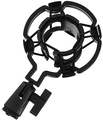 COSMEVIVI Support Antichoc Pour Micro Condensateur Support De Microphone Isolation Vibration Facile Ajuster Angle