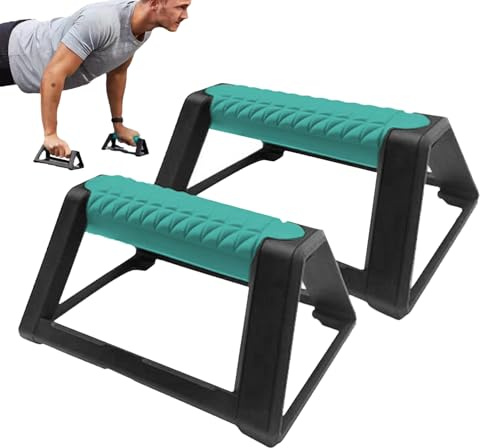Impugnature per flessioni - Attrezzatura da palestra - Supporto H portatile pieghevole per allenamento all'aperto e interno