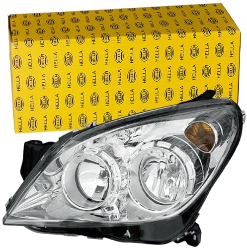 HELLA 1EG 270 370-611 Scheinwerfer - Opel Astra H (A04) - chrom - ECE - für Rechtsverkehr - links