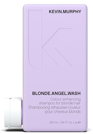 KEVIN.MURPHY BLONDE.ANGEL.WASH - Blonde Shampoo - Purple Shampoo for Blonde & Grey Hair - Colour Enhancement Hair Care - Colour Safe - Paraben & Sulphate Free - 250 mL /8.4 fl oz