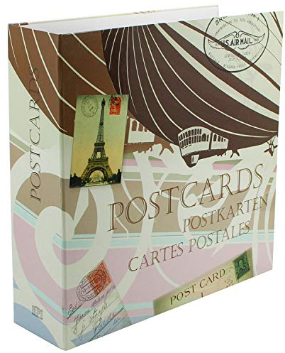 SAFE classeur cartes postales Retro Big Nr. 6037 - album cartes postales anciennes + 100 x 9249 pochette plastique A6 pour le stockage de votre carte postale