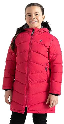 Dare 2b Girls Striking Iii Waterproof Jacket, Berry Pink, 11-12 Years UK
