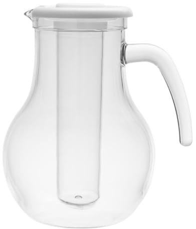 Olympia Olympia Kristallon - Caraffa con tubo di raffreddamento, in policarbonato, tinta unita, 1600 ml