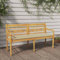CINDERFUL Batavia-Bank mit Beigem Kissen 150 cm Massivholz Teak,Teakholz Gartenbank mit Sitzkissen für EIN Komfortables Sitzerlebnis im Freien Terrassen Sitzmöbel, Gartenbänke