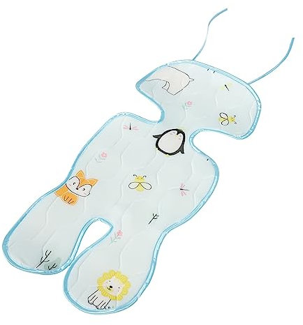 TOYANDONA Karren matte neugeboreneneinsatz für autositz Autositzkissen für sitzkissen babykopfkissen sitzpolster Säuglingseinsatz Auskleidung für Kinderwagen Polyester Green