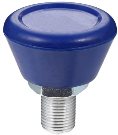 GOOHOCHY Patin de Frein Réglable pour Patins à roulettes Quad, Bloc de Frein en Caoutchouc Bleu, Compatible Rollers Double Rangée, Accessoire de Patinage pour Sécurité et Freinage
