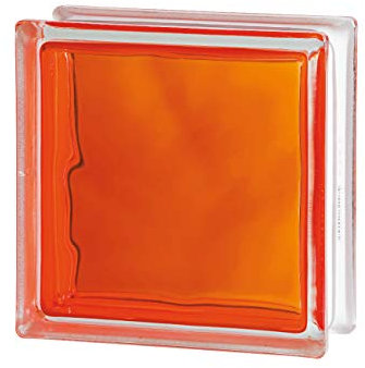 VITROLAND 620074 Bloc de Verre, Orange