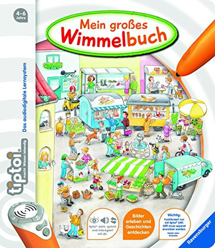 Ravensburger 597 Lernbuch tiptoi Mein großes Wimmelbuch