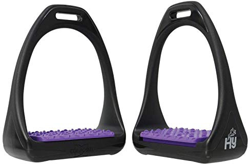 hyjump Compositi Reflex Étrier Fers, adultes 12,1cm anti-chocs, Violet