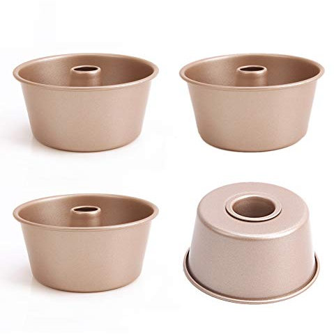 CANDeal 4pz Mini Formato Stampo per Torta Gugelhupf, Stampo Gugelhupf per Ciambella Rotonda Dolci Tortiera Ciambella