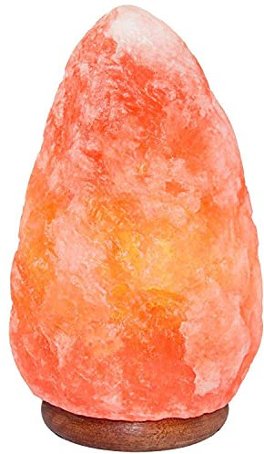 ONEX 3-5 KG Salt Lamp | Premium 100% Natural Himalayan Salt Lamp Hand Crafted Wooden Base Himalayan Pink Salt Lamp | Bedside Night Light Lamp
